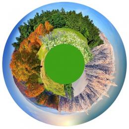 Effektrad, Waldpanorama