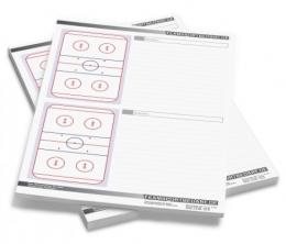 EISHOCKEY - DIN A4 Notizblock 50 Blatt