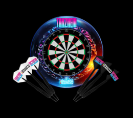 Electric Callboy Tanzneid Steeldartboard und Surround Bundle