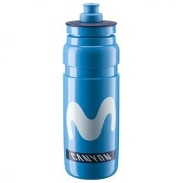 ELITE Fly 750 ml Movistar Team 2021 Trinkflasche, für Herren, Fahrradflasche, Fa