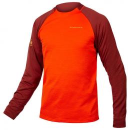 ENDURA Singletrack Fleece Langarmtrikot, für Herren, Größe 2XL, Fahrradtrikot, R