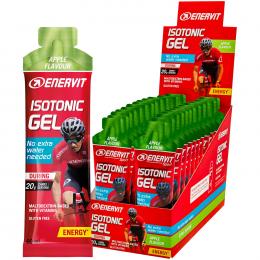 ENERVIT Isotonic Sport Gel Apple 24 Stck./Box, Energie Gel, Sportlernahrung