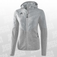 erima Padded Fleece Hooded Jacket Women grau Größe M