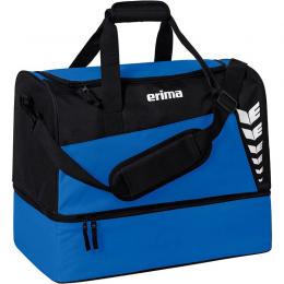 Erima Six Wings Sporttasche mit Bodenfach L New Royal / Schwarz