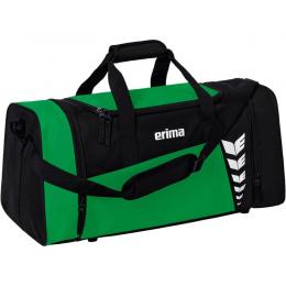 Erima Six Wings Sporttasche S Smaragd / Schwarz