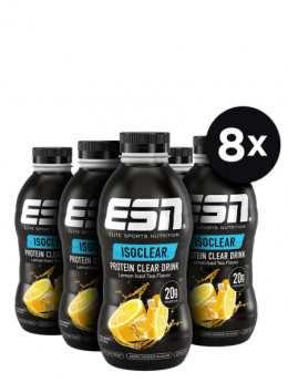 ESN Isoclear Protein Clear Drink, 8 x 500ml Angebot kostenlos vergleichen bei topsport24.com.