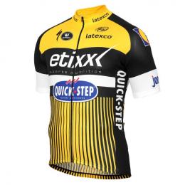 ETIXX-QUICK STEP TDF Edition gelb Kurzarmtrikot, für Herren, Größe S, Radtrikot,