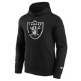 Fanatics NFL Las Vegas Raiders Mid Essentials Crest Graphic Hoodie schwarz/weiss Größe S