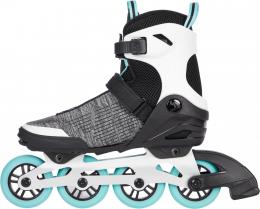 Firefly 350 W84 Damen Inlineskate (39.0, 900 white/greydark/turquoise)