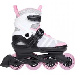 Firefly Kinder Inlineskates ILS C76 (38.0-41.0, (Rollen 76 mm) 900 white/rosa/dark black)