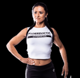 Fitnessvictim Women Backless Crop Top - Weiß Angebot kostenlos vergleichen bei topsport24.com.