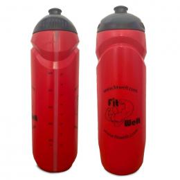 FitWelt Trinkflasche Rot 750 ml Angebot kostenlos vergleichen bei topsport24.com.