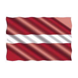 Flagge 20 x 30 cm Lettland