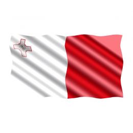 Flagge 20 x 30 cm Malta