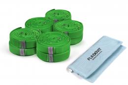 FLEXVIT Multi Band - 10er Set fitness grün