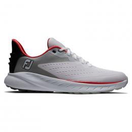 FootJoy Flex XP Golf-Schuh Herren | weiß-schwarz, rot EU 41 Medium