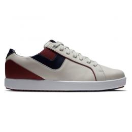 FootJoy Links Golf-Schuh Damen | bone-bordeaux, marine EU 38,5 Medium