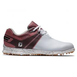 FootJoy Pro SL Sport Golf-Schuh Damen weiß-schwarz, burgunderrot EU 41 / Medium