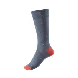 FootJoy ProDry Lightweight Fashion Crew Golf-Socken Herren EU 39 - 46 | graphite-coral