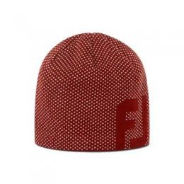 FootJoy Pünktchen-Jacquard-Beanie | red one size