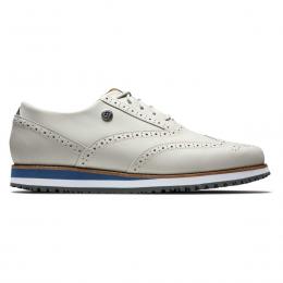 FootJoy SPORT RETRO Golf-Schuh Damen | white-blue EU 37 Wide