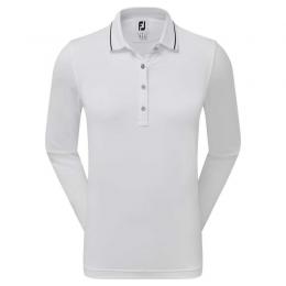 FootJoy Thermo-Langarm Polo Damen | white XL