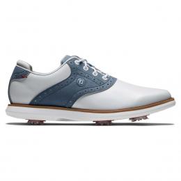 FootJoy Traditions Golf-Schuh Damen | white-blue EU 36,5 Wide