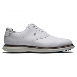 FootJoy Traditions Spikeless Golf-Schuh Herren | tan-navy, rot EU 40 Medium