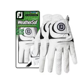FootJoy WeatherSof 2er-Pack Golf-Handschuhe Damen LH weiß L