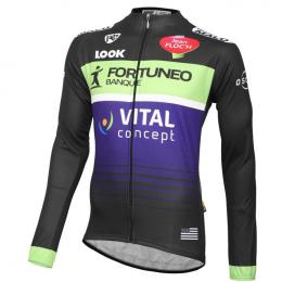 FORTUNEO-VITAL CONCEPT 2016 Langarmtrikot, für Herren, Größe 2XL, Radshirt, Radk