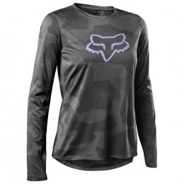 FOX Damen Langarm-Ranger Tru Dri Bikeshirt, Größe L, Radtrikot, Fahrradbekleidun