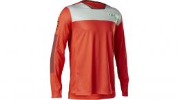 Fox Defend LS Jersey Moth FLUORESCENT RED L