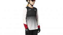 Fox Womens Flexair LS Jersey BLACK/PINK L