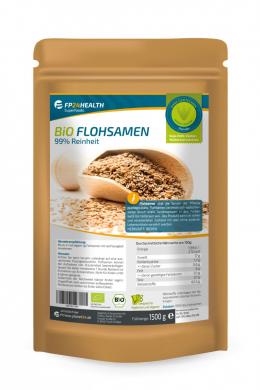 FP24 Health Flohsamen Bio 1,5kg - 99% Reinheit - indische Flohsamen - 1500g