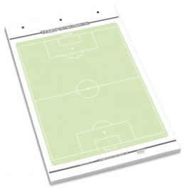 Fussball Flipchart-Spielfeldblock - 25 Blatt