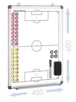 FUSSBALL - magnetische Taktiktafel 450 x 600 mm