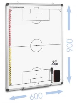 FUSSBALL - magnetische Taktiktafel 600 x 900 mm