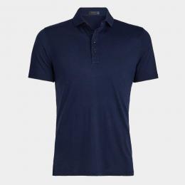 G/FORE Lightweight fine Wool Polo Herren | twilight S