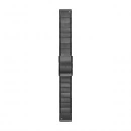 Garmin QuickFix Uhrenarmbänder 22mm - Schiefergrau Edelstahl