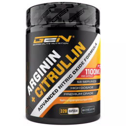 GEN L-Arginin + L-Citrullin, 320 Kapseln