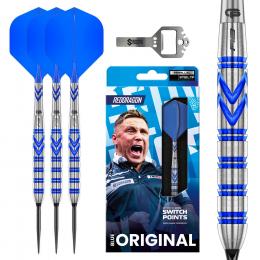 Gerwyn Price Gezzy Blue Switch Points Steeldarts 90% 24g