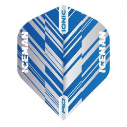 Gerwyn Price Hardcore Ionic Blue & White Dart Flights