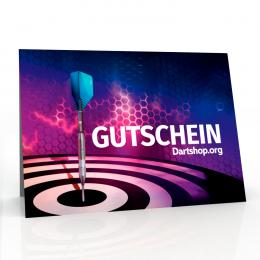 GESCHENKGUTSCHEIN Darts - das ideale Geschenk von Dartshop.org 10? Gutschein