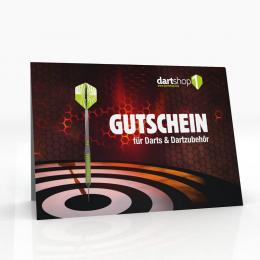 GESCHENKGUTSCHEIN Darts - das ideale Geschenk von Dartshop.org 40? Gutschein