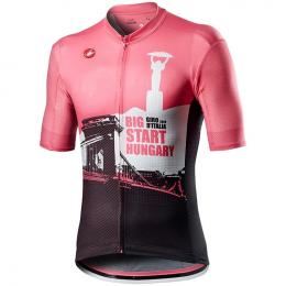 GIRO D'ITALIA Ungarn 2020 Kurzarmtrikot, für Herren, Größe L, Rennrad Trikot, Ra
