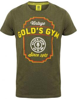 Golds Gym Printed Vintage Style T-Shirt - Army Angebot kostenlos vergleichen bei topsport24.com.