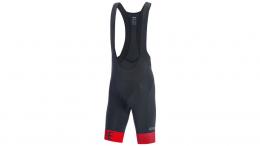 Gore C5 Opti Bib Shorts+ BLACK/RED M