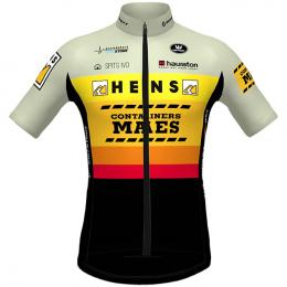 GROUP HENS-MAES CONTAINERS 2021 Kurzarmtrikot, für Herren, Größe L, Rennrad Trik