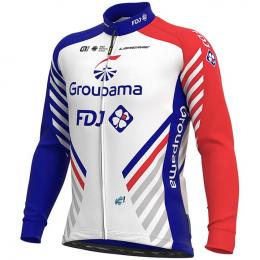 GROUPAMA-FDJ 2020 Langarmtrikot, für Herren, Größe M, Fahrradtrikot, Radbekleidu