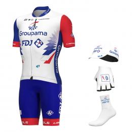 GROUPAMA-FDJ 2022 Maxi-Set (5 Teile), für Herren, Fahrradbekleidung